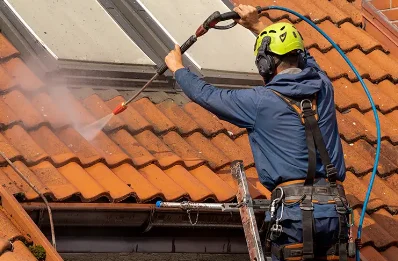 Démoussage et hydrofuge de toiture à Bouessay